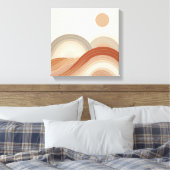 Toile Lignes d'horizon équilibrées avec des couches orga (Insitu(Chambre))