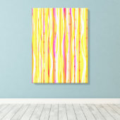 Toile Lignes ondulées (Insitu (Plancher de Bois))