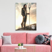 Toile Ligue de Justice | Aquaman Sur Le Champ De Bataill (Insitu(Salon))