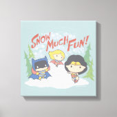 Toile Ligue de Justice Chibi Snowball combat (Recto)