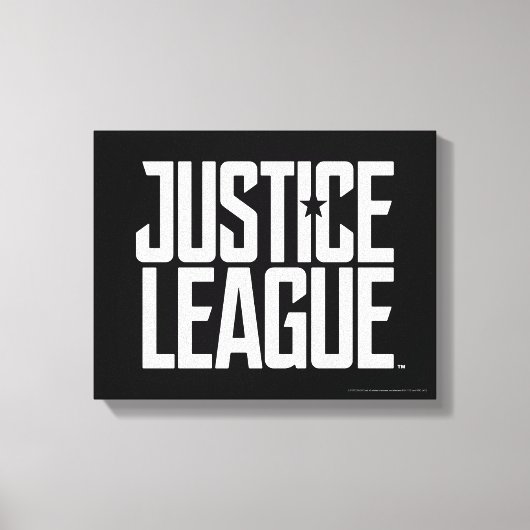 Toile Ligue de Justice | Logo de la Justice League (Recto)