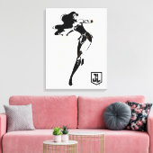 Toile Ligue de Justice | Wonder Woman with Lasso Pop Art (Insitu(Salon))