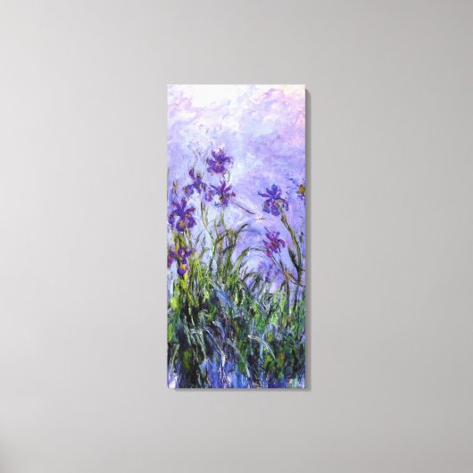 Toile Lilac Irises de Monet (Recto)