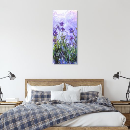 Toile Lilac Irises de Monet (Insitu(Chambre))