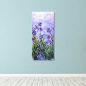 Toile Lilac Irises de Monet (Insitu (Plancher de Bois))