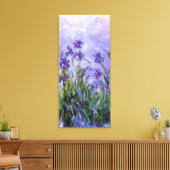 Toile Lilac Irises de Monet (Insitu(Salon))
