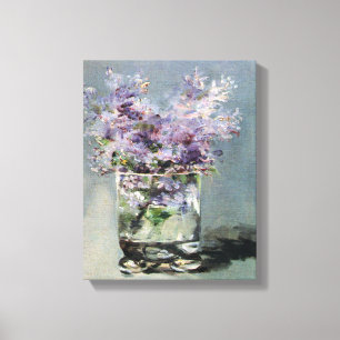 Toile Lilacs en verre par Edouard Manet