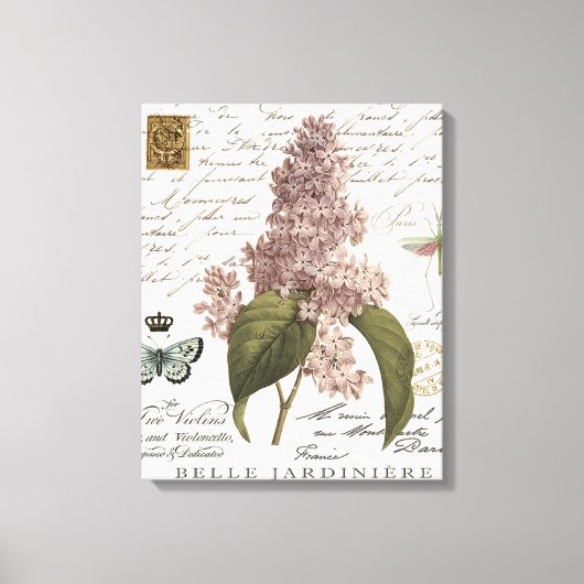 Toile Lilacs français vintages modernes (Recto)