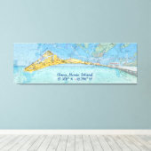 Toile L'île Anna Maria Art numérique Montage (Insitu (Plancher de Bois))