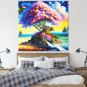 Toile L'île cachée dans l'océan (Insitu(Chambre))