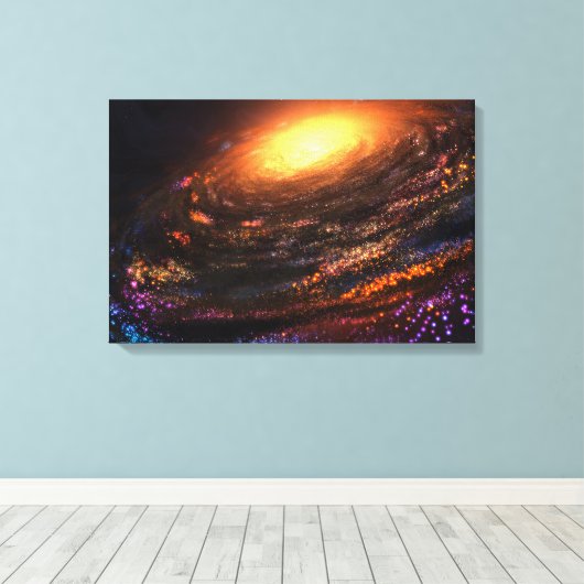 Toile L'île dans le vide (Insitu (Plancher de Bois))