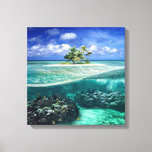 Toile L'île de Coral (Recto)