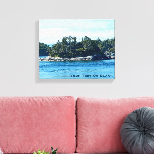 Toile L'île de Salish (Insitu(Salon))