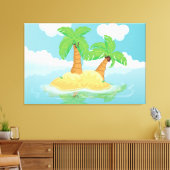 Toile L'île déserte (Insitu(Salon))