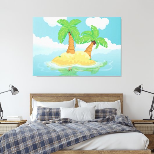 Toile L'île déserte (Insitu(Chambre))