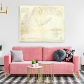 Toile L'île du capitaine E, W (Insitu(Salon))