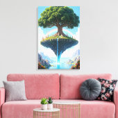 Toile L'Île Flottante Enchantée (Insitu(Salon))