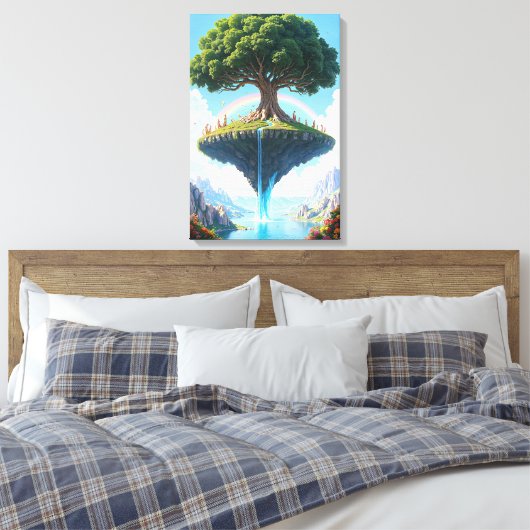 Toile L'Île Flottante Enchantée (Insitu(Chambre))