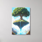 Toile L'Île Flottante Enchantée (Recto)