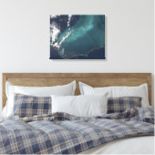 Toile L'île longue et étroite d'Eleuthra aux Bahamas (Insitu(Chambre))