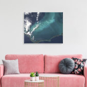 Toile L'île longue et étroite d'Eleuthra aux Bahamas (Insitu(Salon))