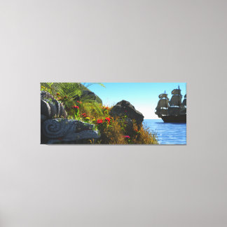 Toile L'île perdue