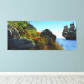 Toile L'île perdue (Insitu (Plancher de Bois))