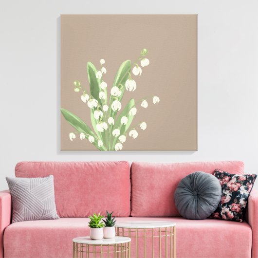 Toile Lily De La Vallée Florale (Insitu(Salon))