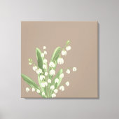 Toile Lily De La Vallée Florale (Recto)