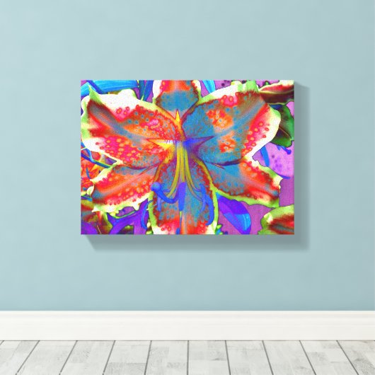 Toile Lily rétro (Insitu (Plancher de Bois))