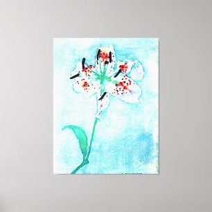 Toile Lily, tableau de Piet Mondrian