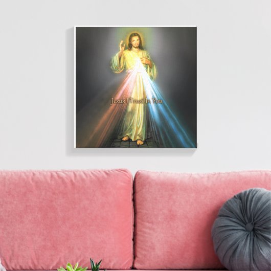 TOILE L'IMAGE DE DÉVOTION DIVINE MERCY (Insitu(Salon))