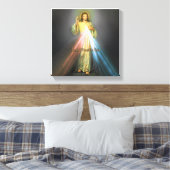 TOILE L'IMAGE DE DÉVOTION DIVINE MERCY (Insitu(Chambre))