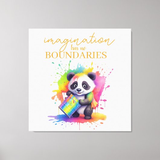Toile L'imagination n'a pas de limites — Affiche pour ch (Recto)