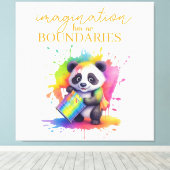 Toile L'imagination n'a pas de limites — Affiche pour ch (Insitu (Plancher de Bois))