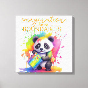 Toile L'imagination n'a pas de limites — Affiche pour ch