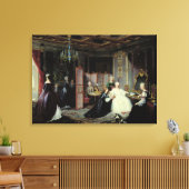 Toile L'impératrice Catherine la Grande reçoit une (Insitu(Salon))