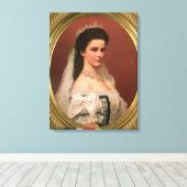 Toile L'impératrice Elizabeth de Bavière en hongrois (Insitu (Plancher de Bois))