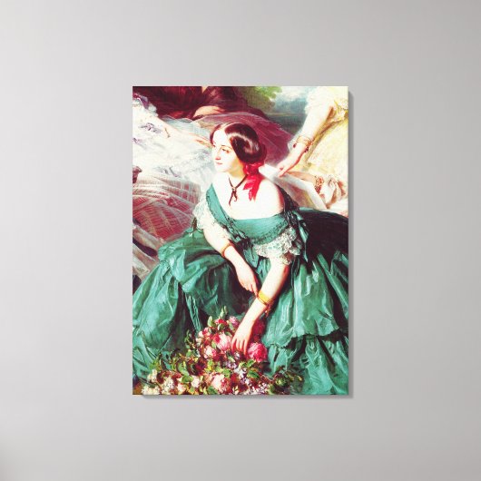 Toile L'impératrice Eugénie et ses dames en attente (Recto)