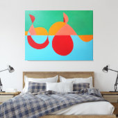 Toile L'impression d'art moderne de la Clef Orange (Insitu(Chambre))