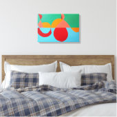 Toile L'impression d'art moderne de la Clef Orange (Insitu(Chambre))