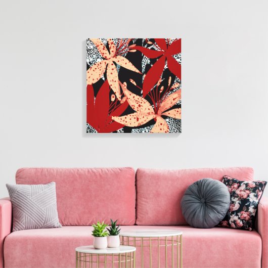 Toile L'impression d'art The Crimson Canopy par Beachsid (Insitu(Salon))