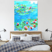 Toile L'impressionniste Claude Monet Water Lys (Insitu(Chambre))