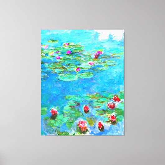 Toile L'impressionniste Claude Monet Water Lys (Recto)