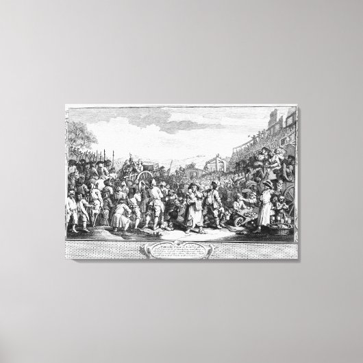 Toile L'inactivité de la Prentice exécutée à Tyburn (Recto)