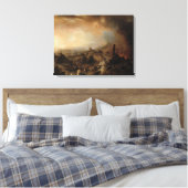 Toile L'incendie de Moscou en 1812, 1854 (Insitu(Chambre))