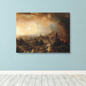 Toile L'incendie de Moscou en 1812, 1854 (Insitu (Plancher de Bois))