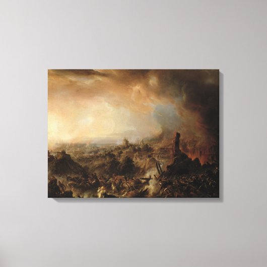 Toile L'incendie de Moscou en 1812, 1854 (Recto)