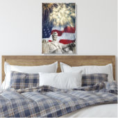 Toile Lincoln et Feux d'Artifice (Insitu(Chambre))