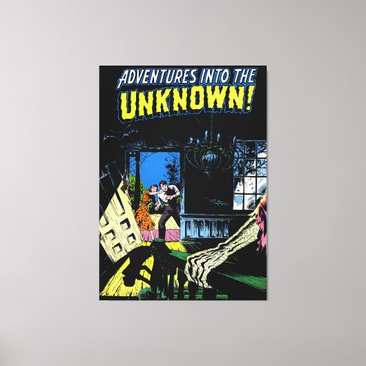 Toile L'inconnu Les intrus Comics Vintages (Recto)
